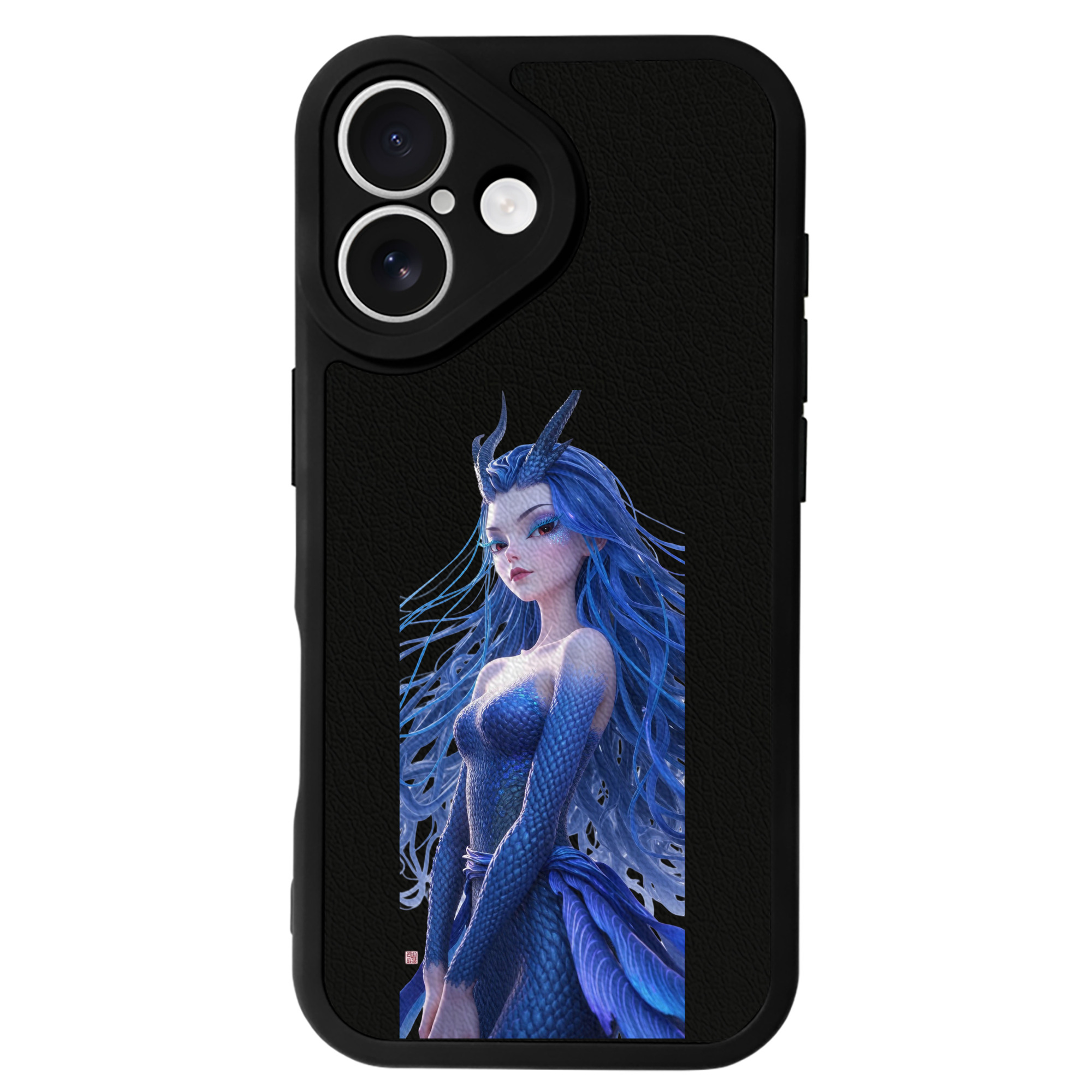 （画像用） Ne Zha 2 ナタ 魔童の大暴れ 【iPhone 16シリーズ対応】シリコンスマホケース（レザー調） 材質：シリコン